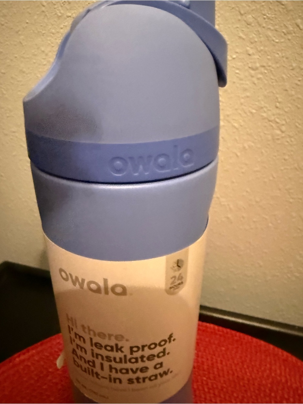 NEW Owala "Out of the Blue" 24oz Target Blue Periwinkle Stainless Steel Free Sip - Picture 3 of 6